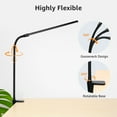 Lepro Clip on Desk Lamp LED Reading light Dimmable USB Clamp Lamp with