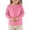 Pink, variant on YOUYEDIAN Boys Girls Shirts 2025 Fall Winter Long Sleeve Tops Casual Crewneck Blouses Black 3-4 Years