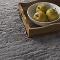 thumbnail image 3 of Safavieh Faux Sheep Skin Brock Distressed Area Rug, Gray, 3' x 5', 3 of 12