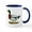White/Navy Inside, variant on CafePress - Mallard Duck Drake Mug - 11 oz Ceramic Mug - Novelty Coffee Tea Cup