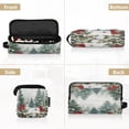 thumbnail image 5 of Hair Tool Organizer Bag with Heat Resistant Mat Removable Travel Storage Case for Hot Air Brushes Curling Irons Beautiful Winter Forest Painting, 5 of 8