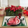 thumbnail image 3 of Dmlowu Christmas Place Mats - Heat Proof Christmas Placemats for Dining Table, Non-Slip Table Mats for Party Holiday Decor, 12x18" Christmas Decorations Winter Placemats, 3 of 6