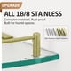 thumbnail image 3 of Estante Esquinero KES BGS2101A-BZ para Baño de Vidrio Templado Dorado, 3 of 9