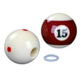 thumbnail image 2 of DYNWAVECA Billiards Cue Ball with Hole Billiard Stroke Trainer Lightweight Perforated Pool Cue Stroke Trainer Billiards Cue Accessories With Target Ball, 2 of 10