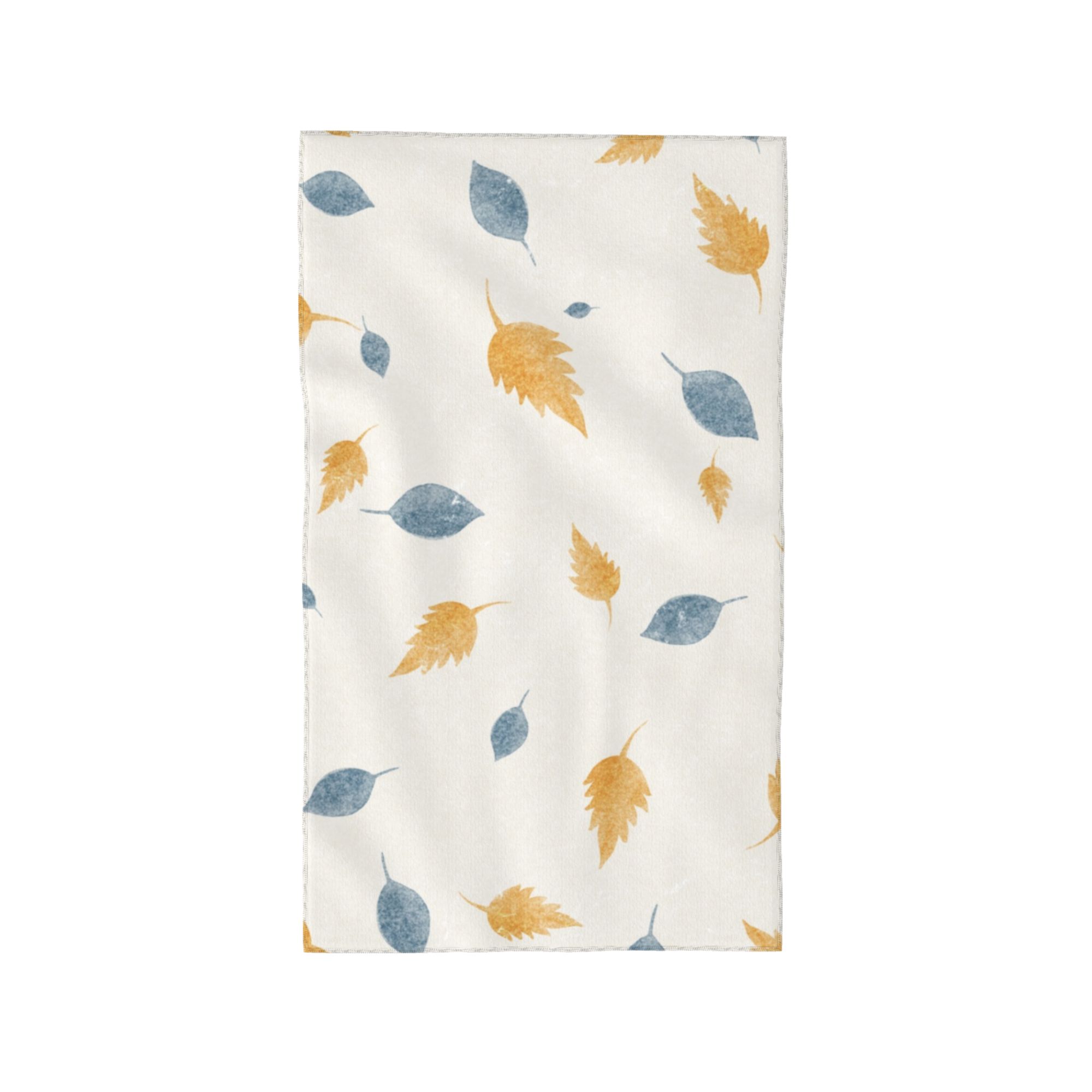 YFYANG Absorbent Towel, Soft SkinFriendly Yellow Fallen Leaves Pattern