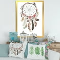 thumbnail image 3 of Designart 'Dream Catcher Made With Ethnic Feathers' Bohemian & Eclectic Framed Art Print, 3 of 4