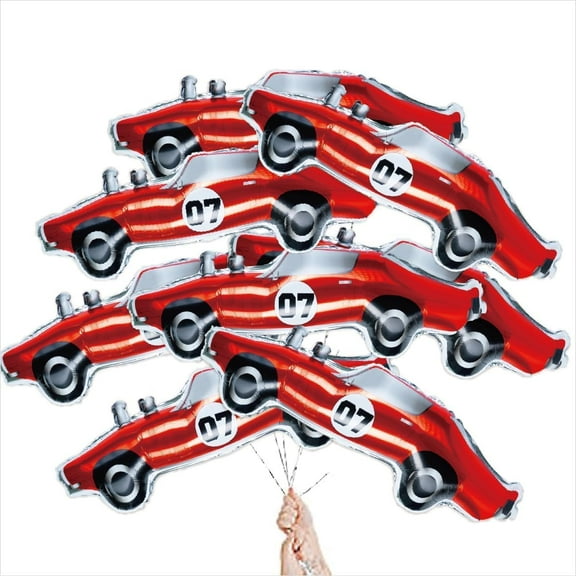 Cheerland Race Car Balloon Party Decoration Red Racing Metallic Balloons 32-Inch Decor Boys Birthday