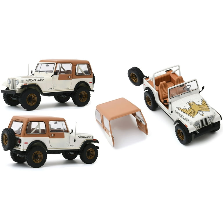 Greenlight 19065 1979 Jeep CJ-7 Golden Eagle Dixie Cream 1 by 18
