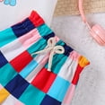 thumbnail image 3 of WOYY Toddler Girls Outfits Flutter Sleeve Crayon Print T-Shirt Shorts Set, Sizes 3-4T, 3 of 6