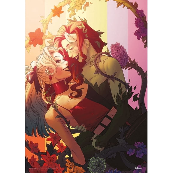 DC Comics (Harley Quinn and Poison Ivy - Pride) MightyPrint™ Wall Art MP17240775