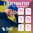 thumbnail image 4 of Zealot Electrolyte Powder - 90 Servings | Keto Electrolytes | Zero Sugar | Lemon Berry, 4 of 7