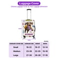 thumbnail image 5 of Back to School Cute Wirehaired Pointing Griffon Travel Luggage Cover Dog Lover Suitcase Dust Protective Decor - 13010, 5 of 5
