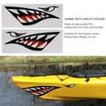 thumbnail image 6 of LYUMO 2pcs Waterproof DIY Funny Shark Teeth Mouth Sticker Decal Car Kayak Boat Truck Decoration, Car Sticker,Shark Teeth Mouth Sticker, 6 of 8