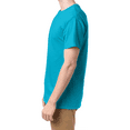 thumbnail image 3 of Hanes Essential T-Shirt, 100% Cotton Short Sleeve Mens Tee, DIY and Arts And Crafts, Teal, 3XL, 3 of 5