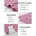 thumbnail image 3 of Caterlove Women's Seamless Underwear No Show Stretch Bikini Panties Silky Invisible Hipster 6 Pack, 3 of 10