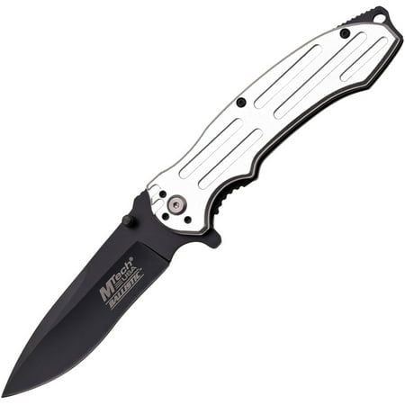 Handle Stainless Steel Liner Lock - Linerlock Silver Handles A/O