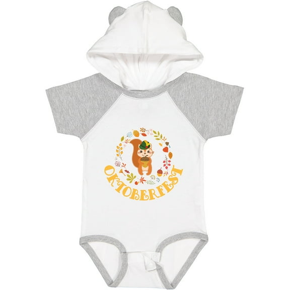 Inktastic Oktoberfest Autumn Festival Squirrel Boys or Girls Baby Bodysuit