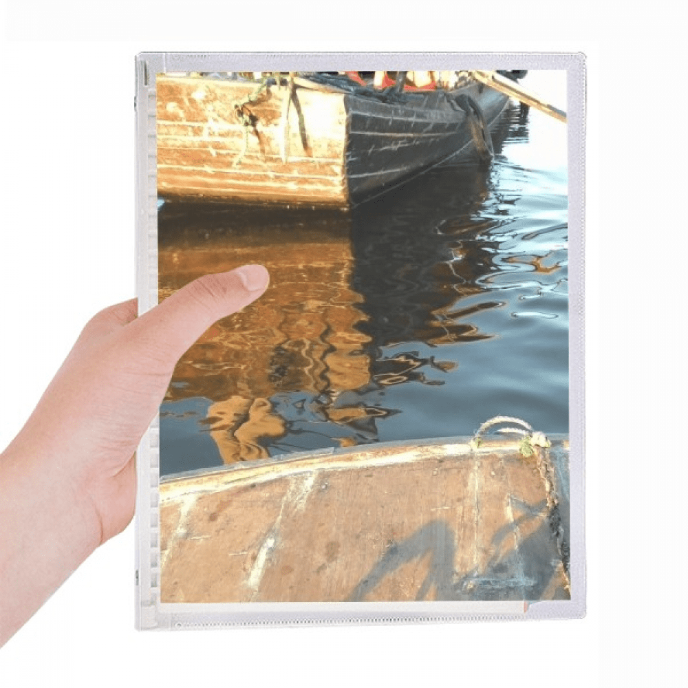 Rowing Boat Notebook Loose Diary Refillable Journal Stationery