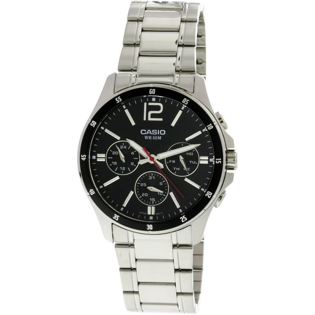 Casio Men's Core MTP1374D-1AV Silver Metal Japanese Quartz Fashion Watch