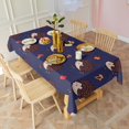 thumbnail image 3 of Cute Hedgehog Pattern Rectangle Tablecloth 60"x120",Waterproof Polyester Rectangle Table Cloth, Wipeable Spillproof Polyester Tablecloth for Dining, Camping, Indoor and Outdoor, 3 of 6