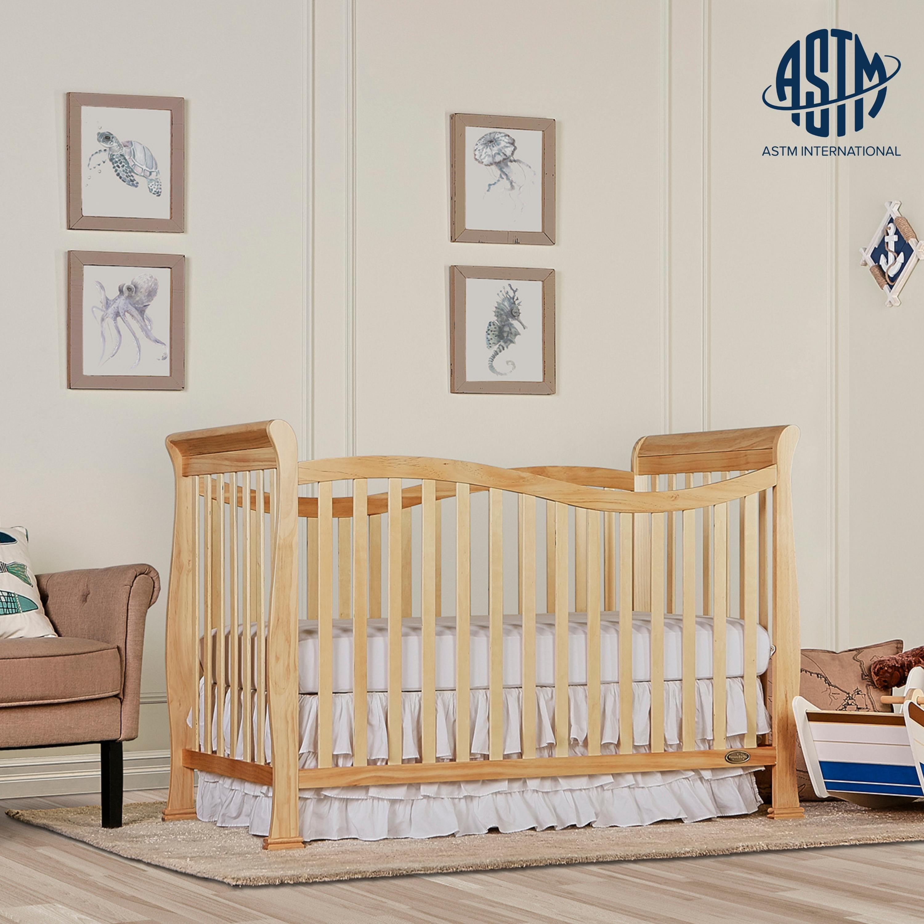 Dream On Me Violet 7-in-1 Convertible Life Style Crib, Natural - image 2 of 11