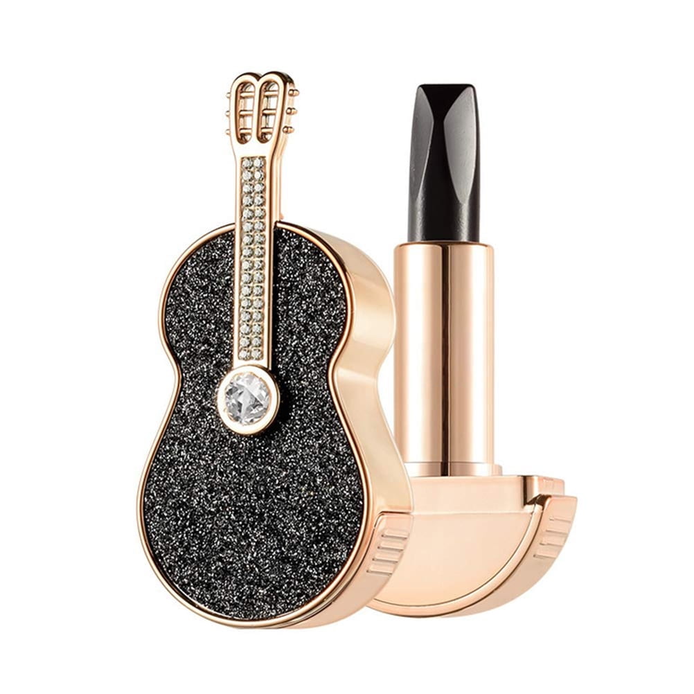 Tricolor Lipstick Violin Design Matte Mist Lipstick Waterproof Matte