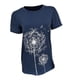 thumbnail image 1 of Guardurnaity Camisas de cuello para mujer, camisetas transpirables de verano de estilo Simple de diente de león de manga corta, ropa Unisex, Prendas para la parte del cuerpo Azul XXL, 1 of 6