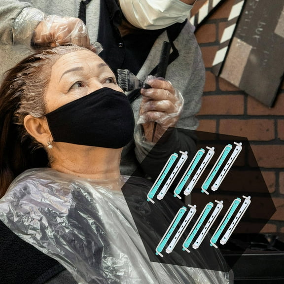 Luxshiny PP Hair Curlers Multi Color Strong and Portable for Styling 12Pcs