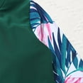 thumbnail image 2 of LYMAYTER Kids Girls Summer Swimsuits Outfit Printed Long Sleeve Tops + Trousers Bathing Suit 2PCS Set Children Uv Protection Bikini Swimwear for 7-11 Years, 2 of 8