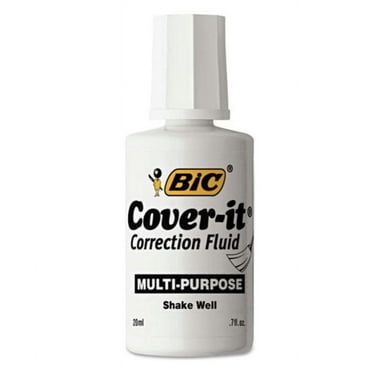 Bic Wite-out Cover-it Correction Fluid (7oz/20ml)