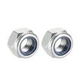 thumbnail image 3 of M16 x 2mm Nylon Insert Hex Lock Nuts, 304 Stainless Steel, 2 Pcs, 3 of 5