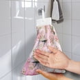 thumbnail image 2 of SEANATIVE Hummingbird Hanging Hand Towels for Kitchen Decorative Floral Fast Drying Hand Towels for Bathroom Set of 2 Portable Hand Dry Towel with Hanging Loop Machine Washable Hang Towel, 2 of 7