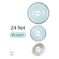 thumbnail image 3 of Juego de vajilla PURE LIVING de 24 piezas de gres apto para microondas, 3 of 7