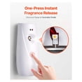 thumbnail image 4 of Automatic Air Freshener Dispenser 4-Pack, Battery Operated, Adjustable Settings, Wall Mount/Free Standing, for Home, Office, Bathroom - White, 4 of 6