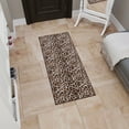 thumbnail image 5 of Ottomanson Non-Slip Washable Kitchen Runner Rug Mat for Hallway Durable Easy Care 1'10" x 6' Leopard Print Brown, 5 of 13