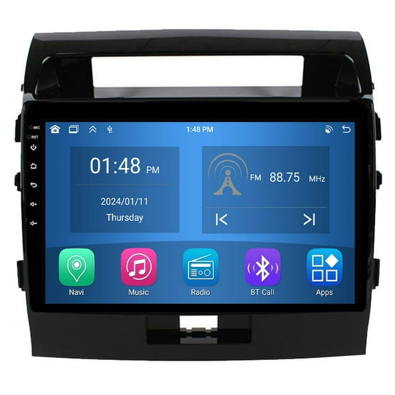 RoverOne 4 64GB Car Stereo CarPlay GPS Navigation Bluetooth for Toyota Land Cruiser 11 200 2007-2015 Android Touch Screen Player