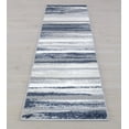 thumbnail image 3 of Charlotte 48462 2 ft. x 7 ft. 3 in. Retro Runner Rug, Blue, 3 of 3