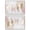 Silver Frame, variant on Art Remedy Modern Boho Canvas, 36" x 24", White Frame, Rustic Elegance II Set
