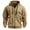 Mens Jackets & Coats Khaki, variant on S-4X Plus Size Jackets for Men Big & Tall Fleece Lined Hoodies Sweatshirts Zip-Up Long Sleeve Solid Warm Athletic Workout Coats with Pockets and Hood