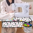 thumbnail image 4 of HELLHERO Sewing Machine Pad with Storage Cylinder Lightweight Premium Fabric to Keep Tidy for Family Mom Wife Ideal For Sewing Classes & Home Use, Dog paw, 4 of 5