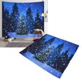thumbnail image 4 of Tapiz De Pared, Multiusos, Suave, Práctico, De Navidad, De Secado Rápido, Peso Ligero Para Fondo De Fiesta Para Decoración Del Hogar ANGGREK No, 4 of 8