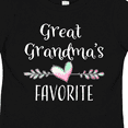 thumbnail image 4 of Inktastic Great Grandmas Favorite- Heart Great Grandchild Boys or Girls Toddler T-Shirt, 4 of 5