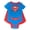 Superman, variant on DC Comics Justice League Batman Infant Baby Boys Short Sleeve Bodysuit & Cape Grey 24 Months