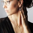 thumbnail image 2 of 5 Pcs Pendentif Médaillon Photo Rond Médaillon Flottant Collier Charme Bijou Pendentif, 2 of 5