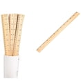 thumbnail image 3 of 10 Pack Wooden Ruler 12 Inch Rulers Bulk Wood Measuring Ruler Office Ruler, 3 of 7