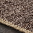 thumbnail image 4 of Hand-Woven Kerani Leather, Cotton, and Jute Indoor Area Rug by Blue Nile Nills - 2' x 3', Desert Taupe, 4 of 9
