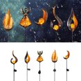 thumbnail image 4 of Solar LED Simulate Flame Light Lawn Lantern Lamp Waterproof Walkway Lawn Path Garden Landscape Outdoor Ground Light, 4 of 9