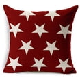 thumbnail image 1 of Housse de Coussin de Noël Élan Étoile pour Canapé, 1 of 7