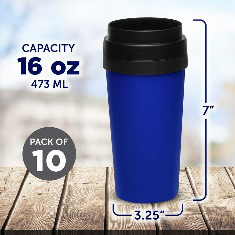 Personalized 16oz Non-Slip Bottom Coffee Mug, Customized Stainless Steel  Soda Cup, Durable Plastic Lid Mug