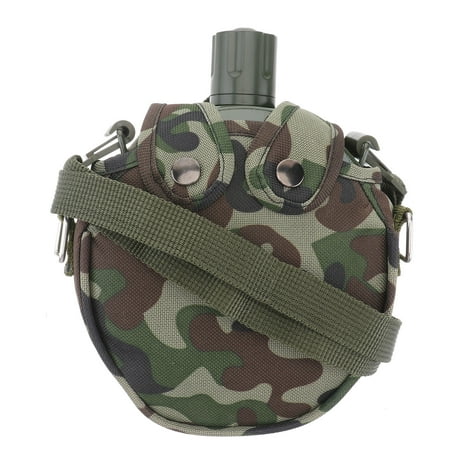 

1 Set Portable Camping Canteen Compact Stainless Steel Canteen Water Bottle